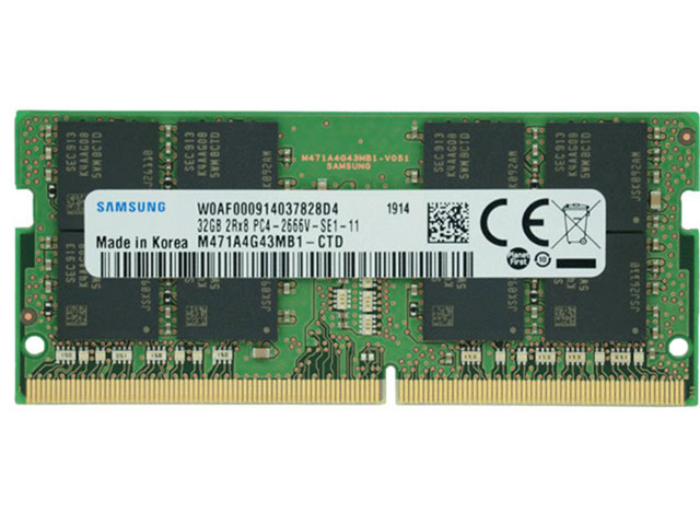 Laptop Samsung DDR4 Bus 2666Mhz với dung lượng bộ nhớ ổn định