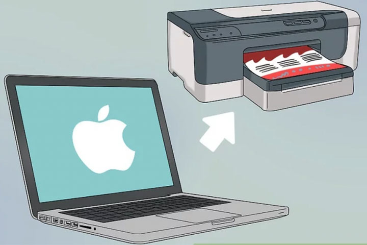 Kết nối máy in không dây với laptop