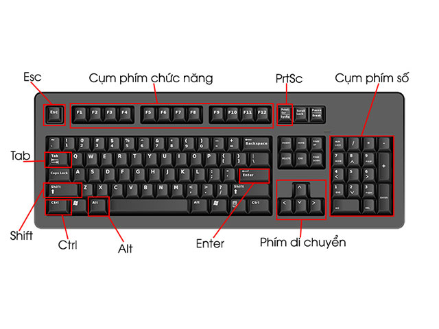 Một số phím chức năng đặc biệt 
